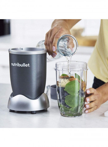 12-Piece High-Speed Blender/Mixer System 600 ml NBR-1212M Grey