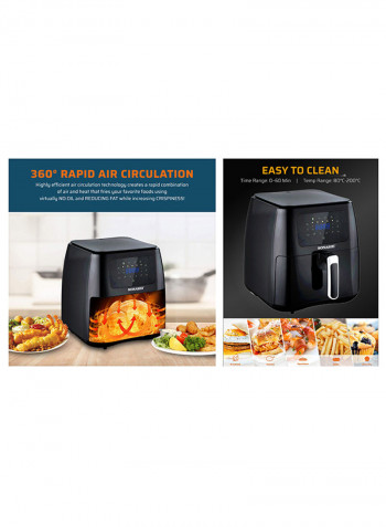 Digital Air Fryer 1700W 8Ltr 8 l 0 W SAF-800 Black
