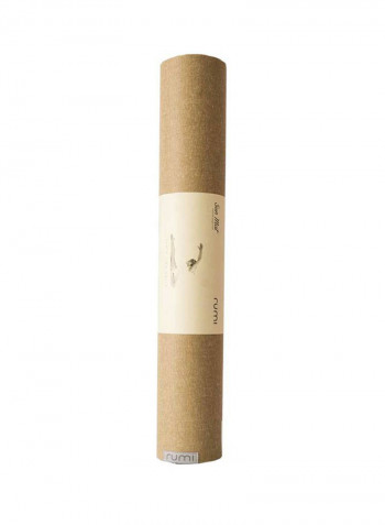 Sun Yoga Mat - Sand Brown 180 cm