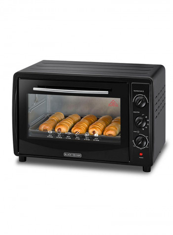 Toaster Oven With Double Glass And Rotisserie TRO45RDG-B5 Black