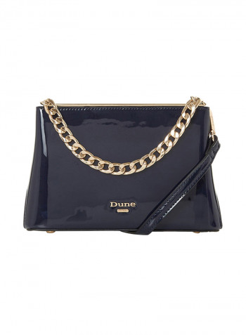 Classic Design Crossbody Bag Navy Blue