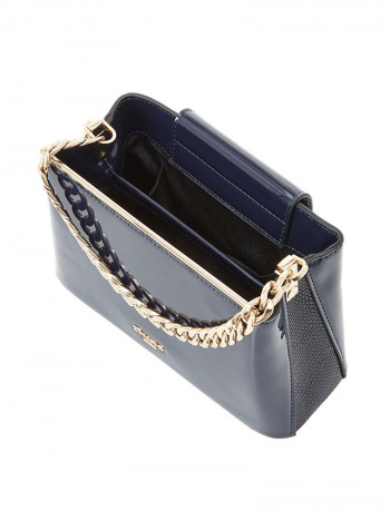 Classic Design Crossbody Bag Navy Blue
