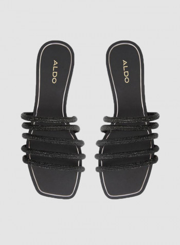 Roxy Embellished Sandals Black