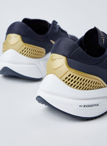 Air Zoom Vomero 15 Running Shoes Oil Grey/Mtlc Gold-Ivory-Platinum Tint