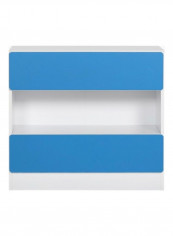 Bluebelle Kids 3-Drawer Dresser White/Blue