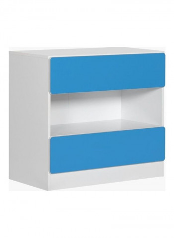 Bluebelle Kids 3-Drawer Dresser White/Blue