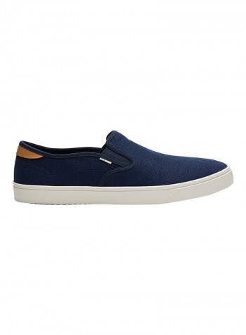 Canvas Comfy Slip Ons كحلي