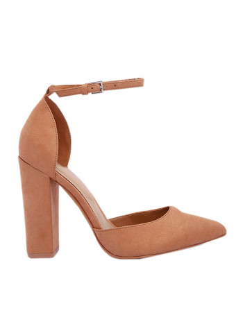 حذاء نيكولس بكعبٍ عالٍ Brown