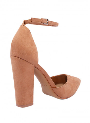 حذاء نيكولس بكعبٍ عالٍ Brown