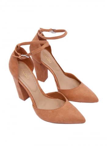 حذاء نيكولس بكعبٍ عالٍ Brown