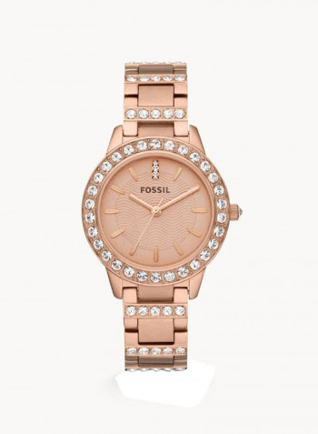 Women's Stainless Steel Analog Wrist Watch ES3020