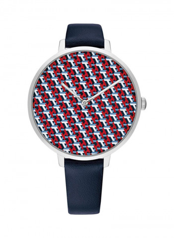 Women's Leather Analog Wrist Watch