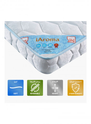 iAroma Mattress White 200x15x120cm
