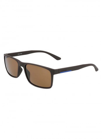 Men's Full-Rim TR90 Rectangle Sunglasses - Lens Size: 57 mm