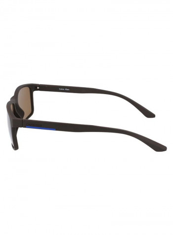 Men's Full-Rim TR90 Rectangle Sunglasses - Lens Size: 57 mm