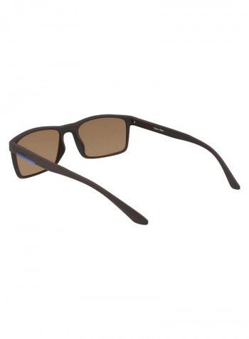 Men's Full-Rim TR90 Rectangle Sunglasses - Lens Size: 57 mm