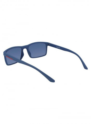 Men's Full-Rim TR90 Rectangle Sunglasses - Lens Size: 57 mm