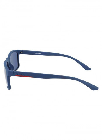 Men's Full-Rim TR90 Rectangle Sunglasses - Lens Size: 57 mm