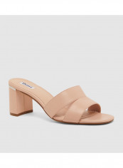 Merlotte Di Double Straps Block Heelsed Sandals White