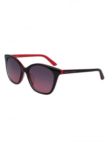 Women's Full Rimmed Square Frame Sunglasses - Lens Size: 54 mm