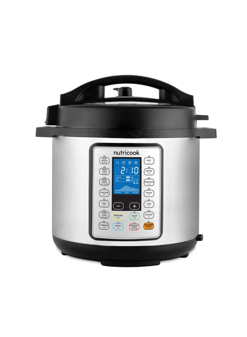 10-In-1 Multi Use Pressure Cooker 1000W 6 l 1000 W NC-SPPR6 Brushed Stainless Steel/Black