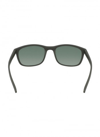 Men's Full Rimmed Rectangular Frame Sunglasses - Lens Size: 56 mm