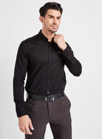 Basic Oxford Shirt Black