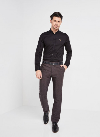 Basic Oxford Shirt Black