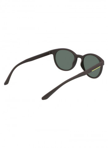 Full Rimmed Round Frame Sunglasses - Lens Size: 52 mm