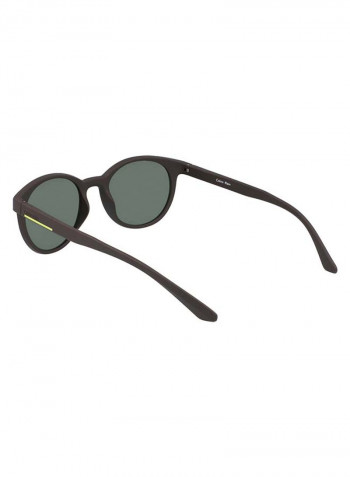 Full Rimmed Round Frame Sunglasses - Lens Size: 52 mm