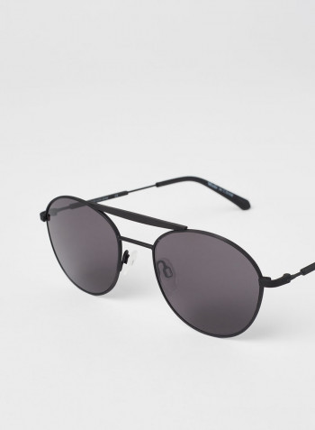 Full Rimmed Round Frame Sunglasses - Lens Size: 52 mm