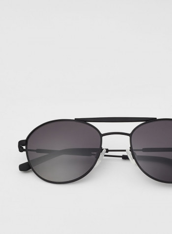 Full Rimmed Round Frame Sunglasses - Lens Size: 52 mm