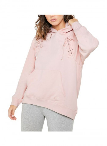 NSW Essential Fleece Hoodie Pink