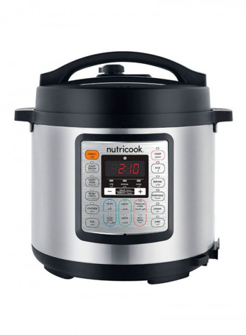 9 In 1 Multi Use Smart Pot Eco By Nutribullet Pressure Cooker, 6L, 1000W 6 l 1000 W Model No- NC-SPGD6 & Item code- NC-SPEK6 Silver/Black