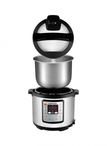 9 In 1 Multi Use Smart Pot Eco By Nutribullet Pressure Cooker, 6L, 1000W 6 l 1000 W Model No- NC-SPGD6 & Item code- NC-SPEK6 Silver/Black