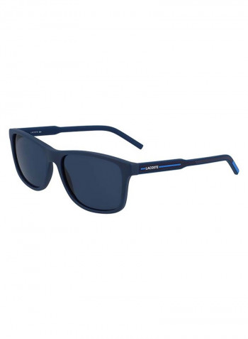 Full Rimmed Modified Rectangular Frame Sunglasses - Lens Size: 56 mm