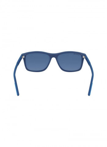 Full Rimmed Modified Rectangular Frame Sunglasses - Lens Size: 56 mm