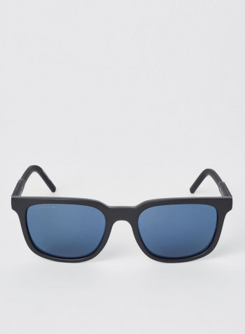 Men's Full-Rim Injected Modified Rectangle Sunglasses - Lens Size: 54 mm
