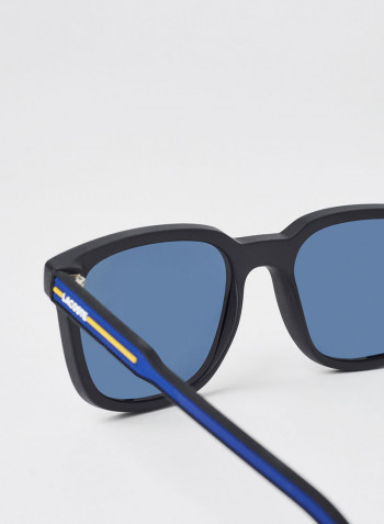 Men's Full-Rim Injected Modified Rectangle Sunglasses - Lens Size: 54 mm