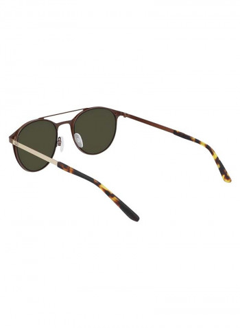 Men's Full Rimmed Round Frame Sunglasses - Lens Size: 52 mm