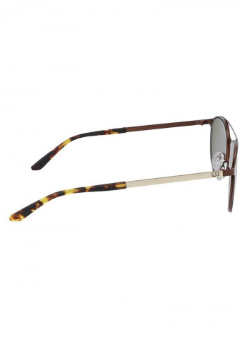 Men's Full Rimmed Round Frame Sunglasses - Lens Size: 52 mm