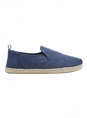 Canvas Slip-On Espadrilles Navy