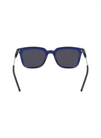 Men's Full Rimmed Modified Rectangular Frame Sunglasses - Lens Size: 52 mm