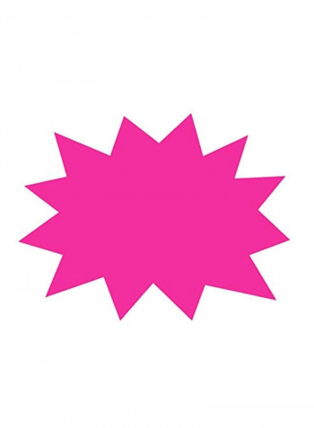 5-Piece Pre Cut Poster Board Shapes Pink/Green/Orange