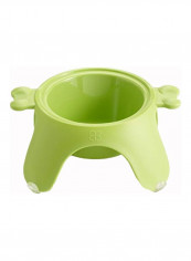 Yoga Raised Pet Bowl Green 9.5x9.5x5inch
