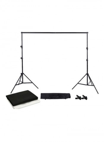 Photography Lighting Kit 2x3meter Black/White/Silver