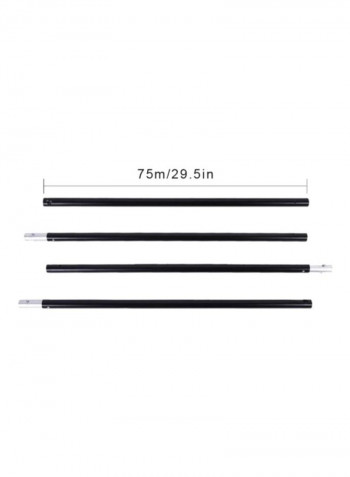 Photography Lighting Kit 2x3meter Black/White/Silver