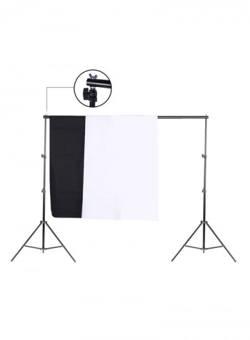 Photography Lighting Kit 2x3meter Black/White/Silver