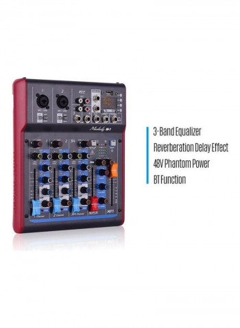 Professional 4 Channel Digital Mixer Mixing Console