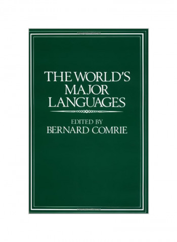 The World's Major Languages Paperback
